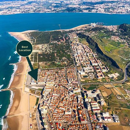 Sea View & Sundown, 150M From The Beach And Surf Spots Costa de Caparica Luaran gambar